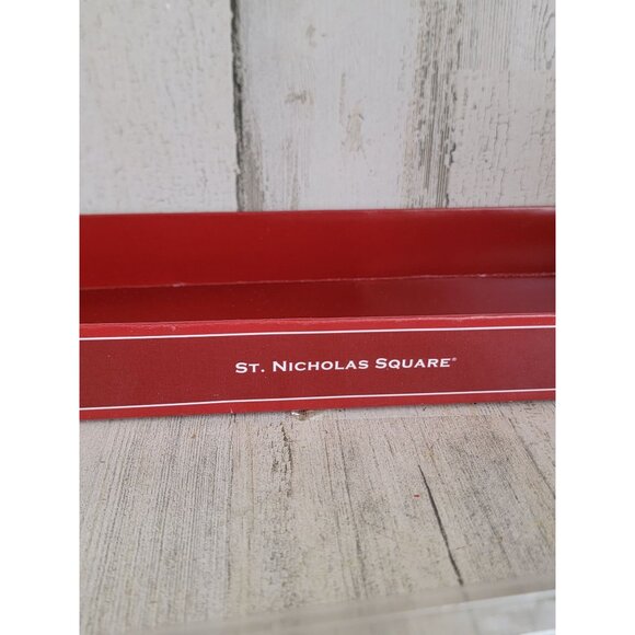 St Nicholas square Believe AS IS letter sign reindeer set xmas - Picture 14 of 14